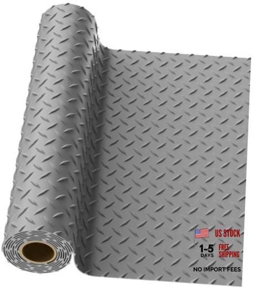Garage Floor Mat 2.8mm Thickened PVC Roll for Under Car – 4×6 FT – Grey