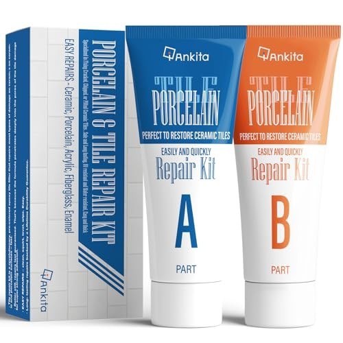 High-Gloss Porcelain Repair Kit for Sinks, Tiles & Tub – Fix Chips & Cracks Fast