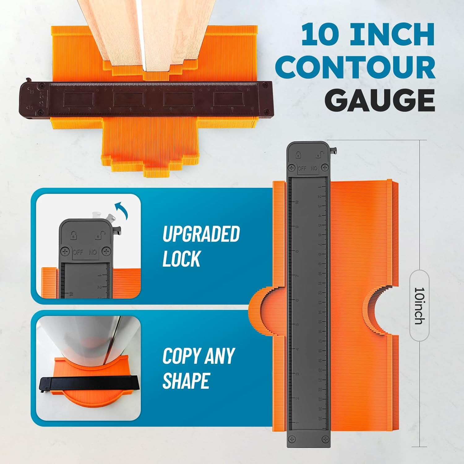 Laminate/Vinyl Flooring Tools, Tapping Block for Vinyl Plank Flooring-Double Sid