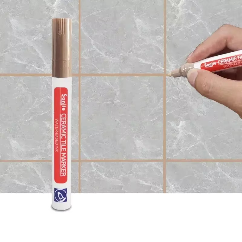 1/3 Pcs Waterproof White Marker Pen Wall Seam Repair Tiles Grout Markers Pens Fl