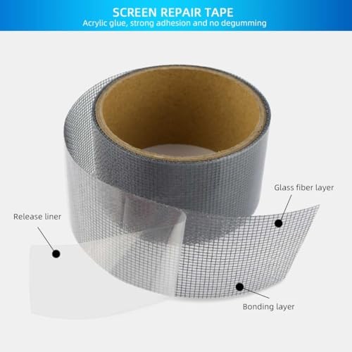 3-Layer Strong Waterproof Adhesive Screen Repair Tape – Instantly Fix Holes &