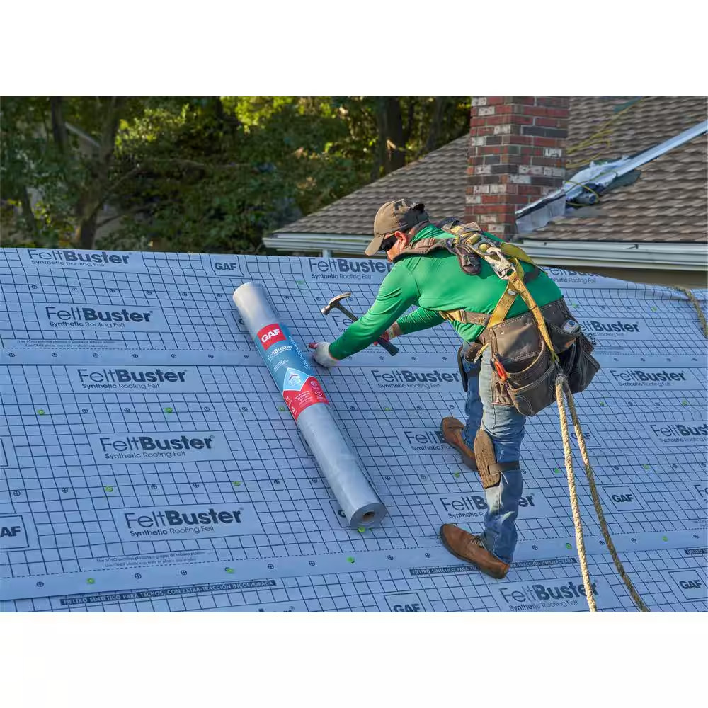 Feltbuster 1000 Sq. Ft. Synthetic Roofing Underlayment Roll