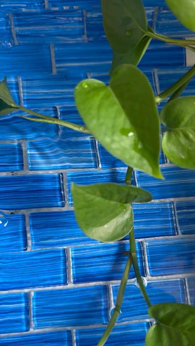 Textured Glass Mosaic Tiles 12″x12″ – Waterproof Subway Backsplash for Kitchen,