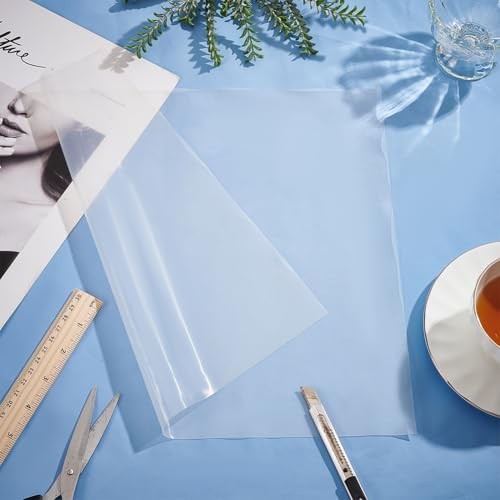 14.88×12.4inch Ultra Thin Silicone Rubber Sheet, 0.5mm Thick Waterproof