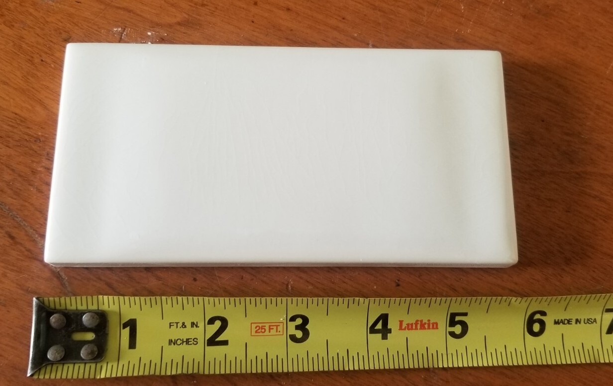 Off white milk wavy 3×6 Semi Gloss Ceramic Subway Tile Backsplash Wall Italy
