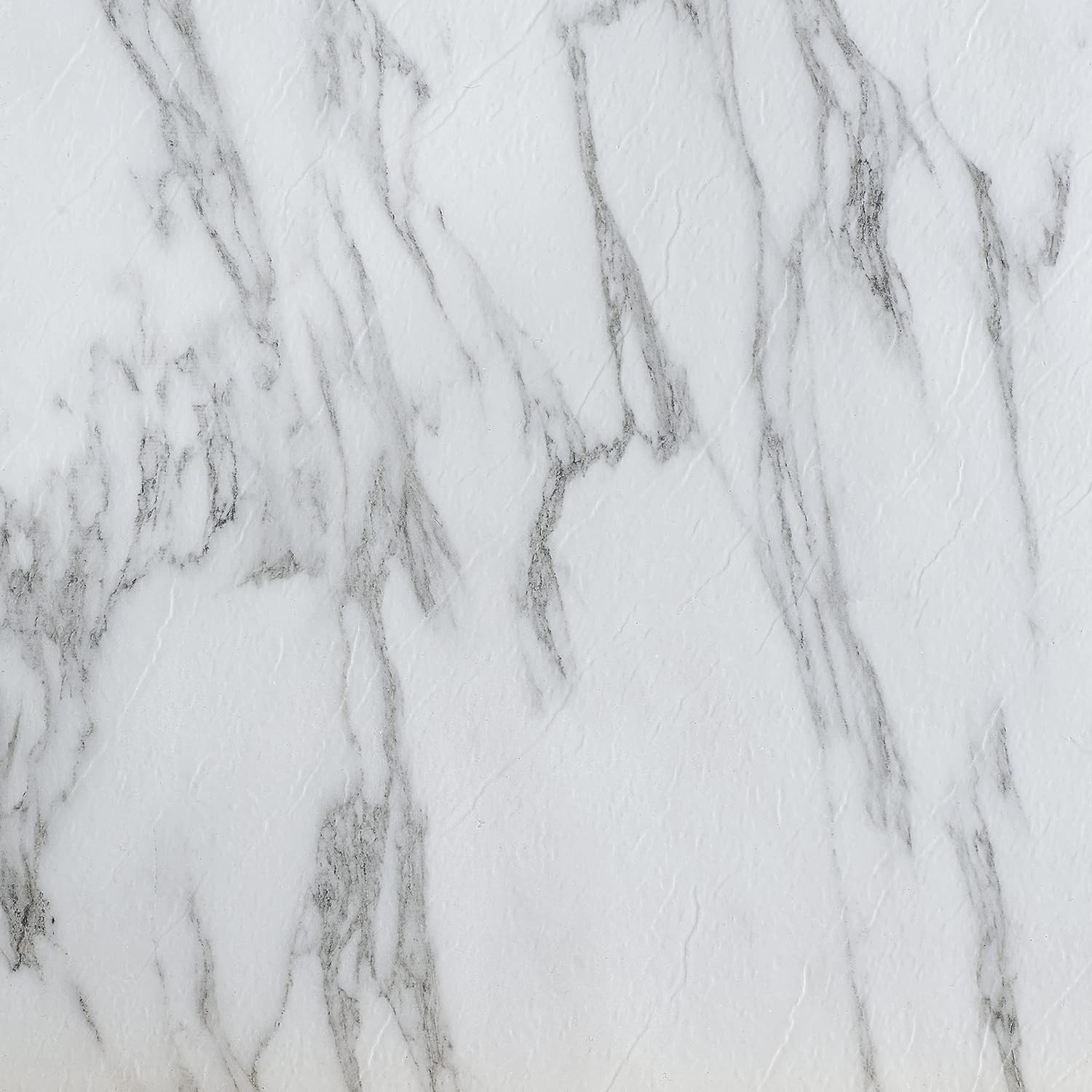 DIY Bianco Marble Vinyl Floor Tiles – 12×12 Self-Adhesive, Easy Installation