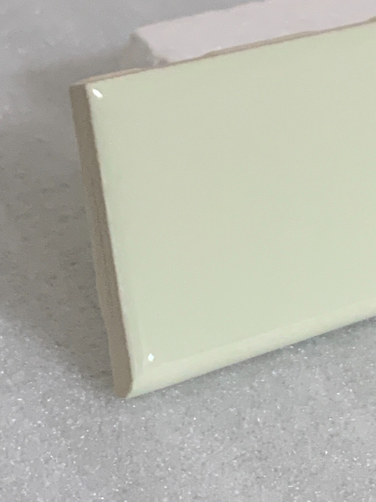 Vintage US Ceramic S 4269 Tile 2″ x 6″ Honeydew U-712 Gloss