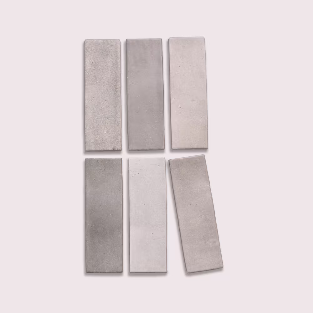 Celine 2 In. X 6 In. Matte Greige Porcelain Subway Floor and Wall Tile (5.33 Sq.