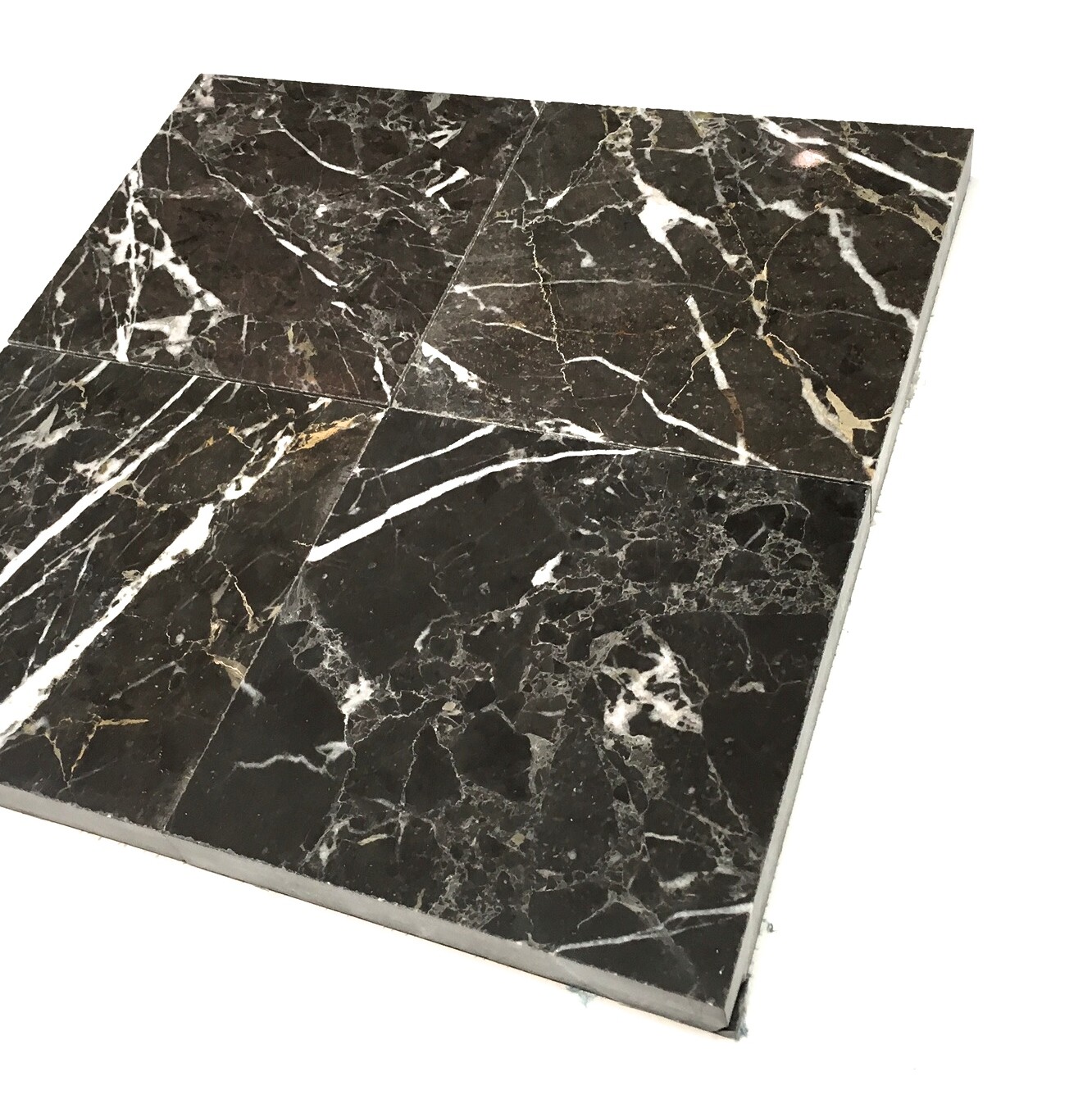 Black Valentino 5 9/16″x5 9/16″ Polished Marble Floor Tile (SOLD PER PIECE)