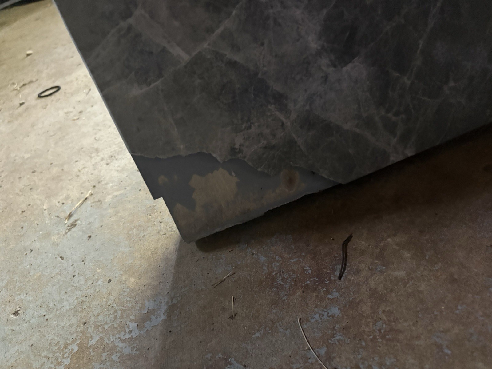 Marble-Look Gray Natural Stone Rectangle Floor & Wall Tile for Bath/Kitchen