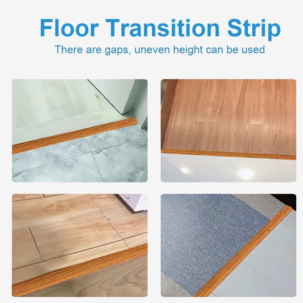 Floor Transition Strip Self Adhesive Laminate Floor Strip Threshold Seam Cover S