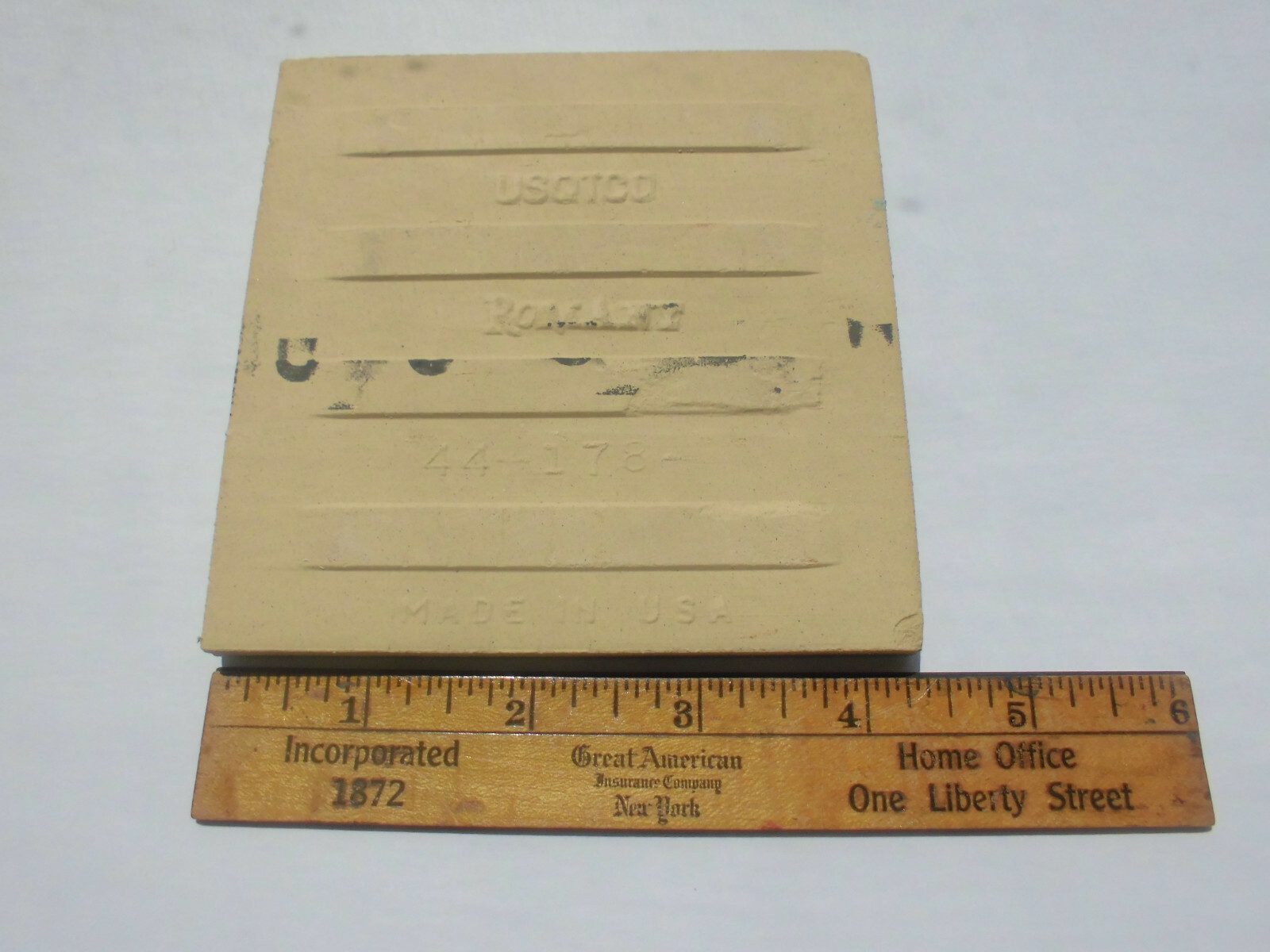 1 pcs. Vintage *Bluest-Green* Ceramic Tile…4-1/4″ Matte Finish by Romany NOS