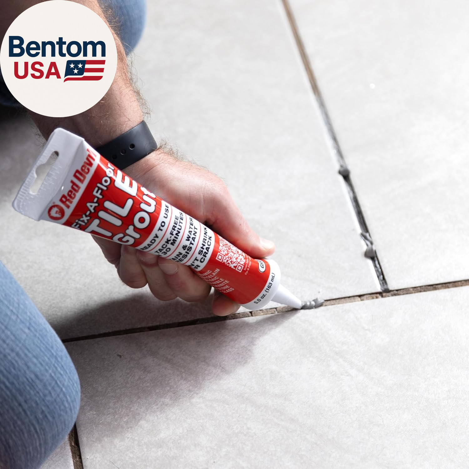 Tile Grout – Gray – 5.5Oz. Squeeze Tube
