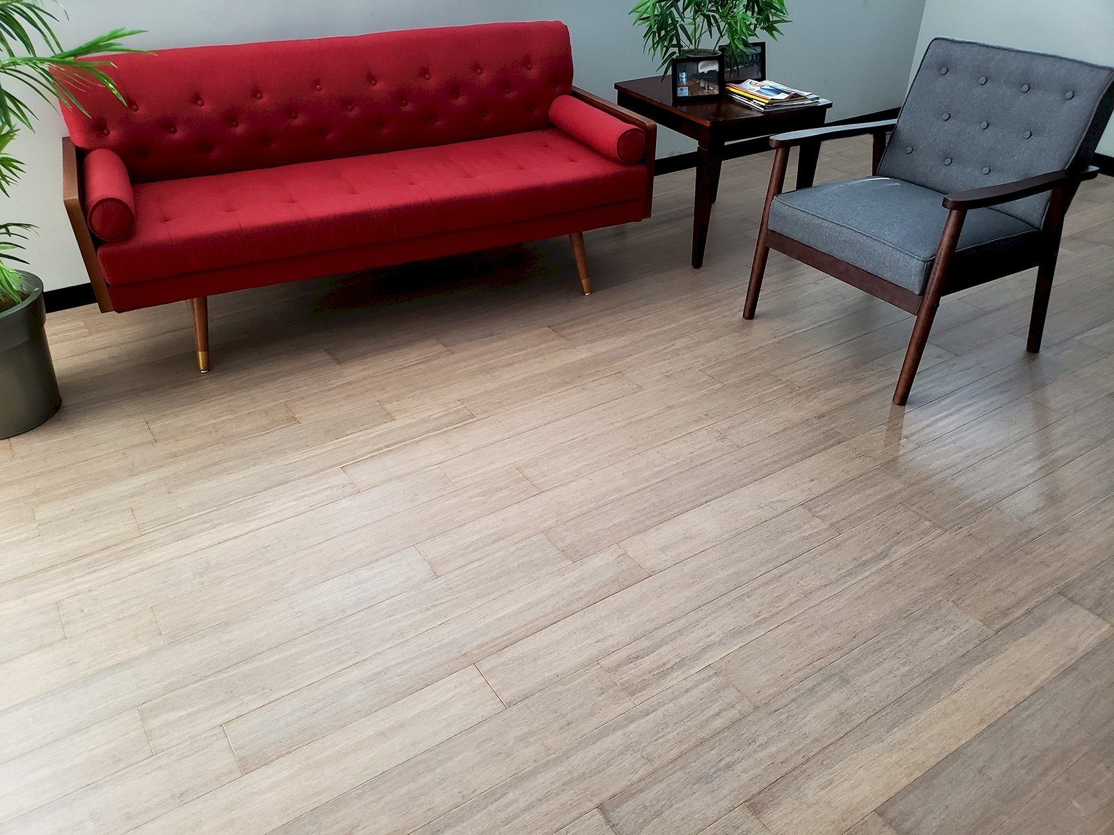 8″ Sample Piece – Ambient® Oyster Shell Rigid Core Bamboo Flooring