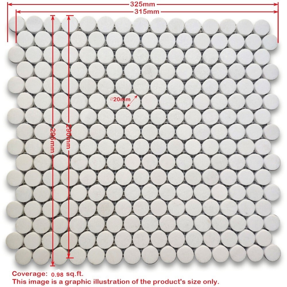 H93XH Golden Beach Moleanos Beige Limestone Quarter Round Mosaic Tile Honed