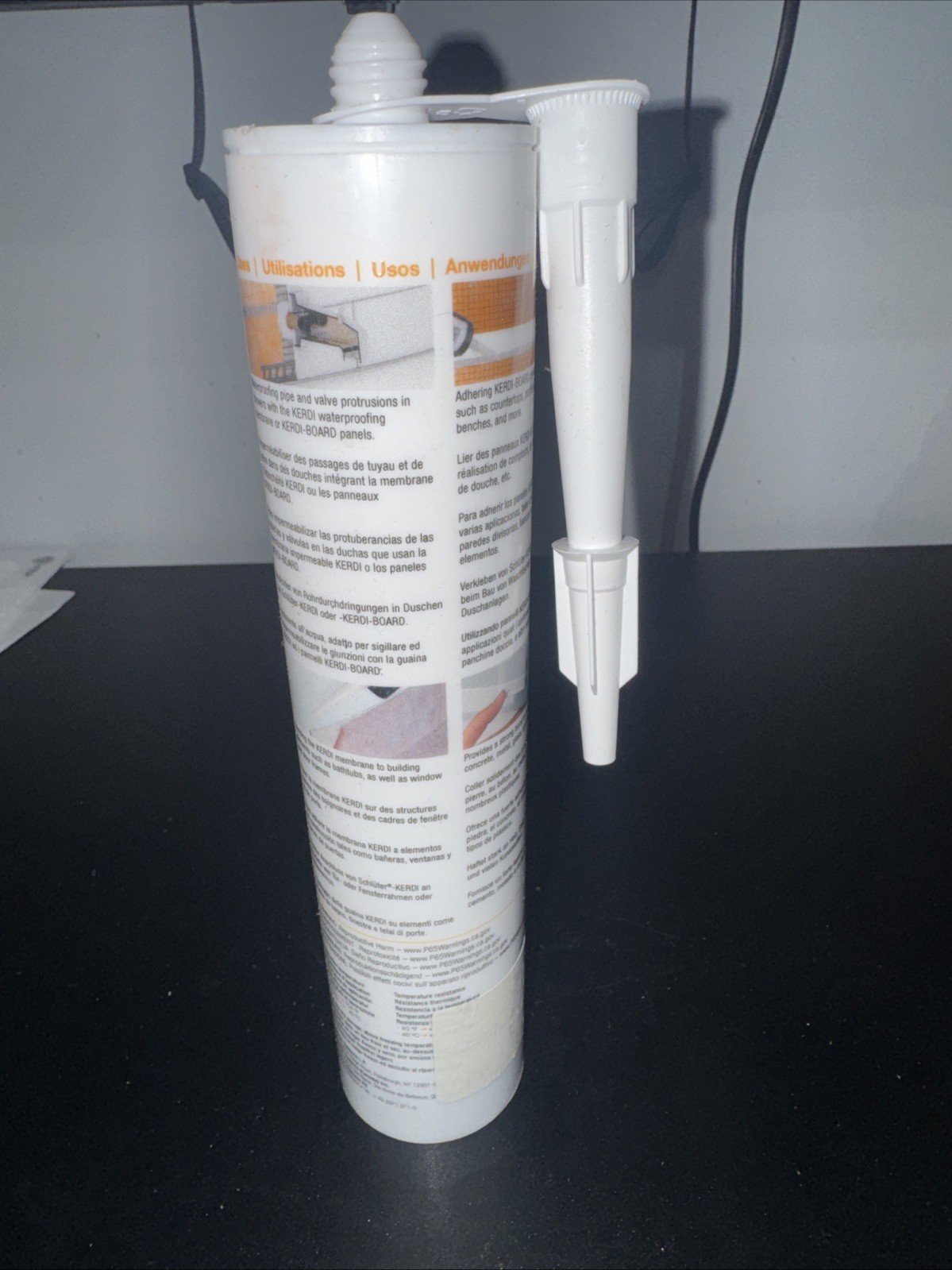 Schluter Systems – Schluter-Kerdi-Fix White 1 Tube