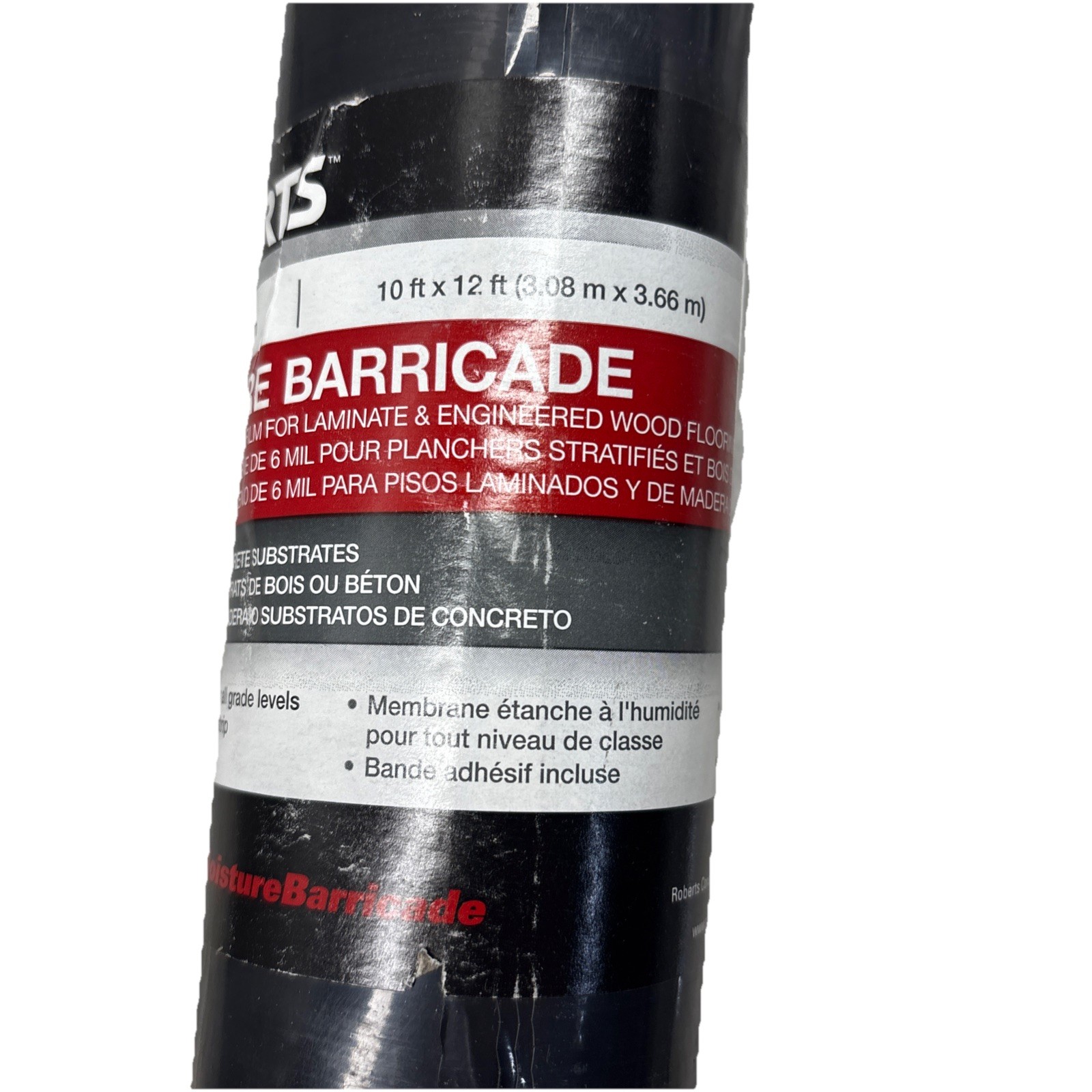 Roberts Moisture Barricade, 10ft x 12ft, 6mil polyethylene film—SHPS IN 24 HOURS