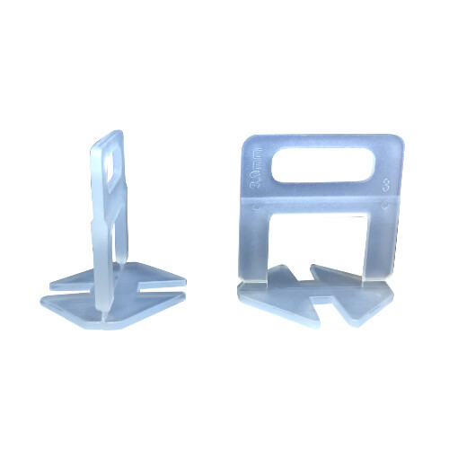 3000 Clip Tile Leveling System Floor Wall 3.0mm 1/8 Tile Spacer Tiling Tool
