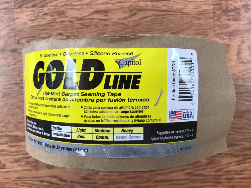Capitol CX-737 Gold Line Carpet Seam Tape, 1 Roll
