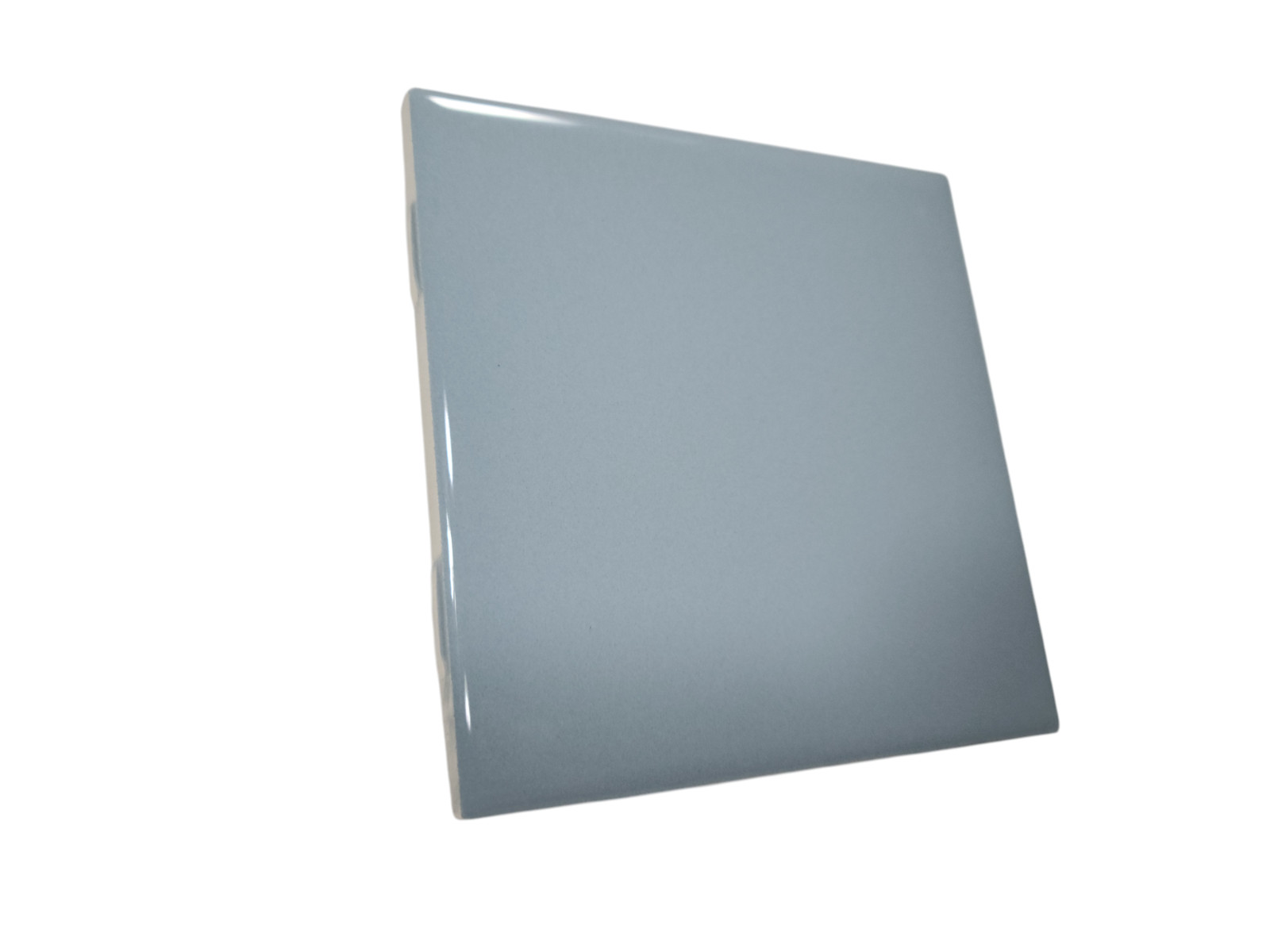 Vintage Blue Ceramic Tile 4.25 in Subway Square Shower Kitchen Wall Backsplash