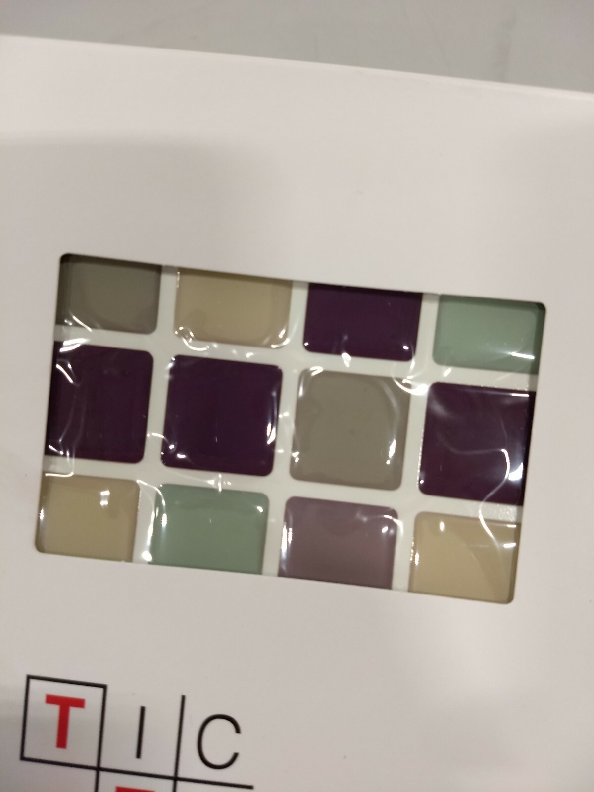 BRAND NEW 20CT TIC TAC TILES DIY SELF ADHESIVE 3D TILE SQUARE VIOLET MINT