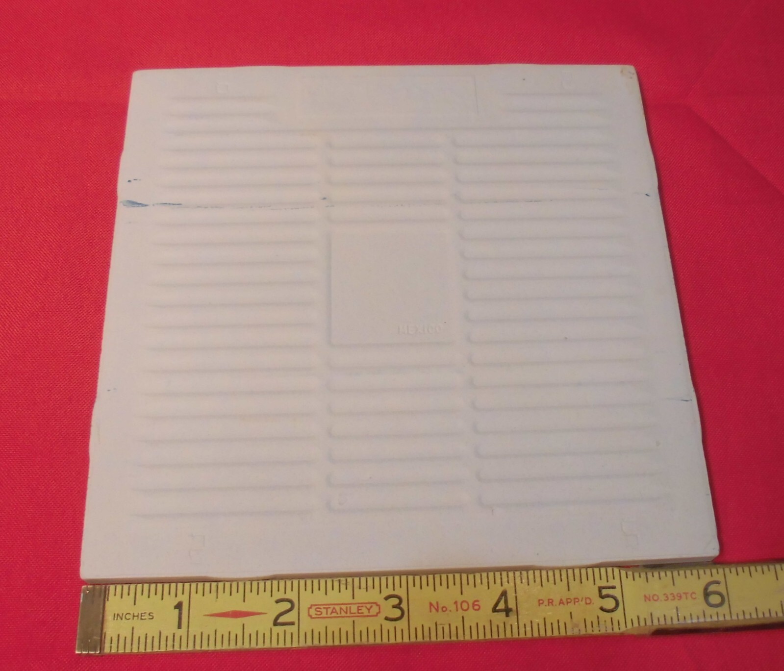 1 pc. Cobalt Blue #318: Crystalline Ceramic 6″ X 6″ Tile by American Olean, NEW