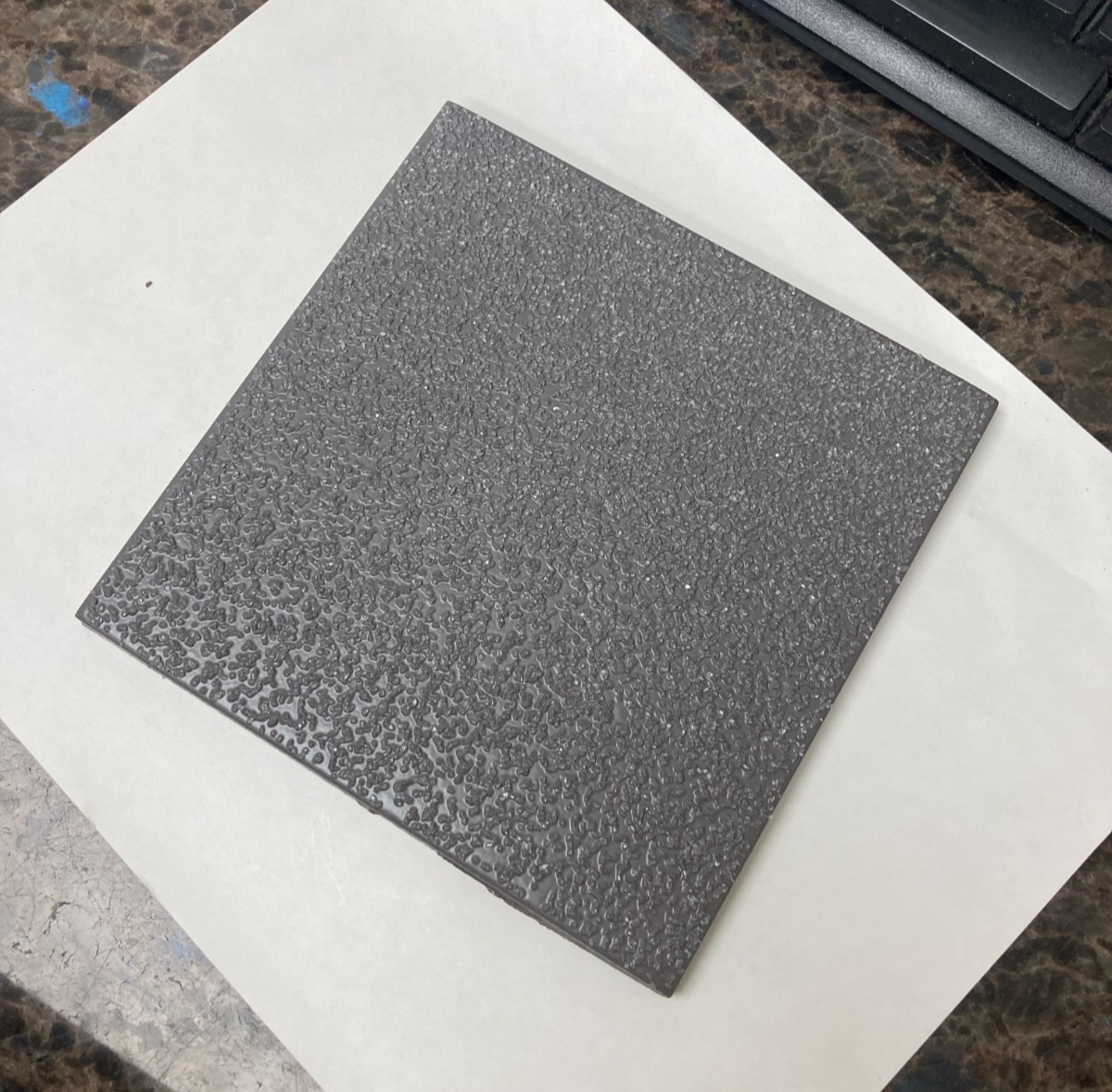 6×6 Tile Ash Gray Slip Resistant Loose Wall Ceramic WHF1-555 Summitville Sample