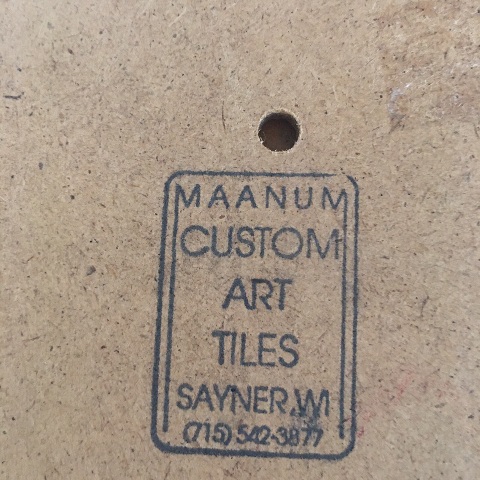 Maanum Custom Art Tile Sayner Wisconsin Sailboat Coaster Beach House Coastal