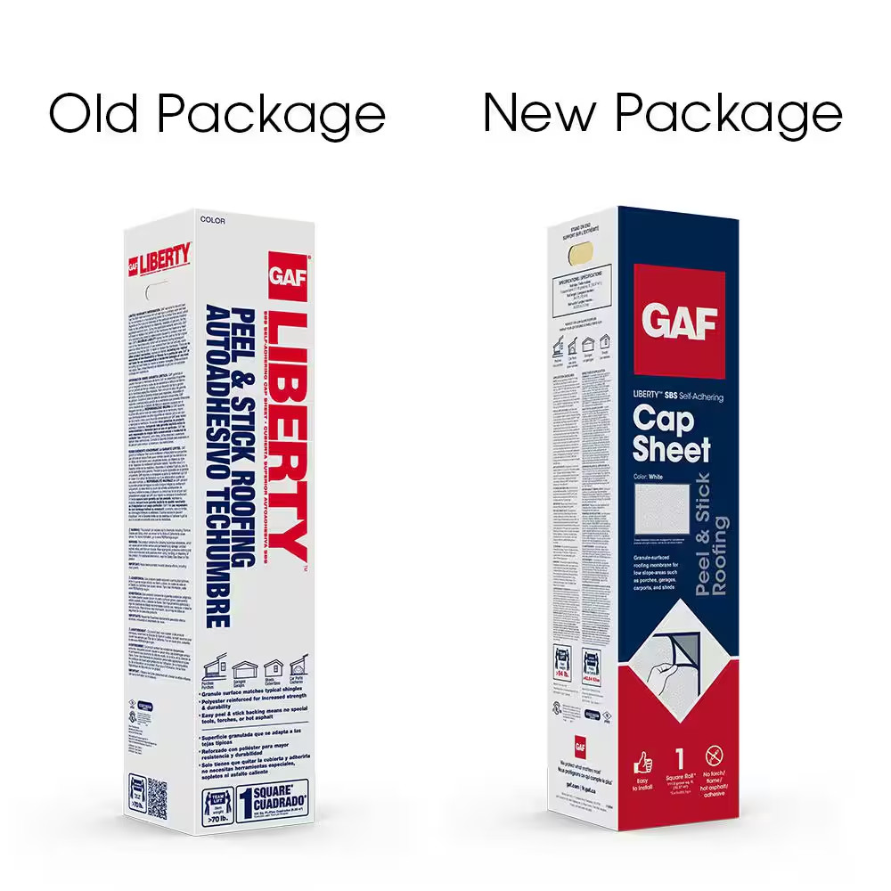 Liberty 3 Ft. X 34 Ft. (100 Sq. Ft.) SBS Self-Adhering Cap Sheet Roll for Low Sl