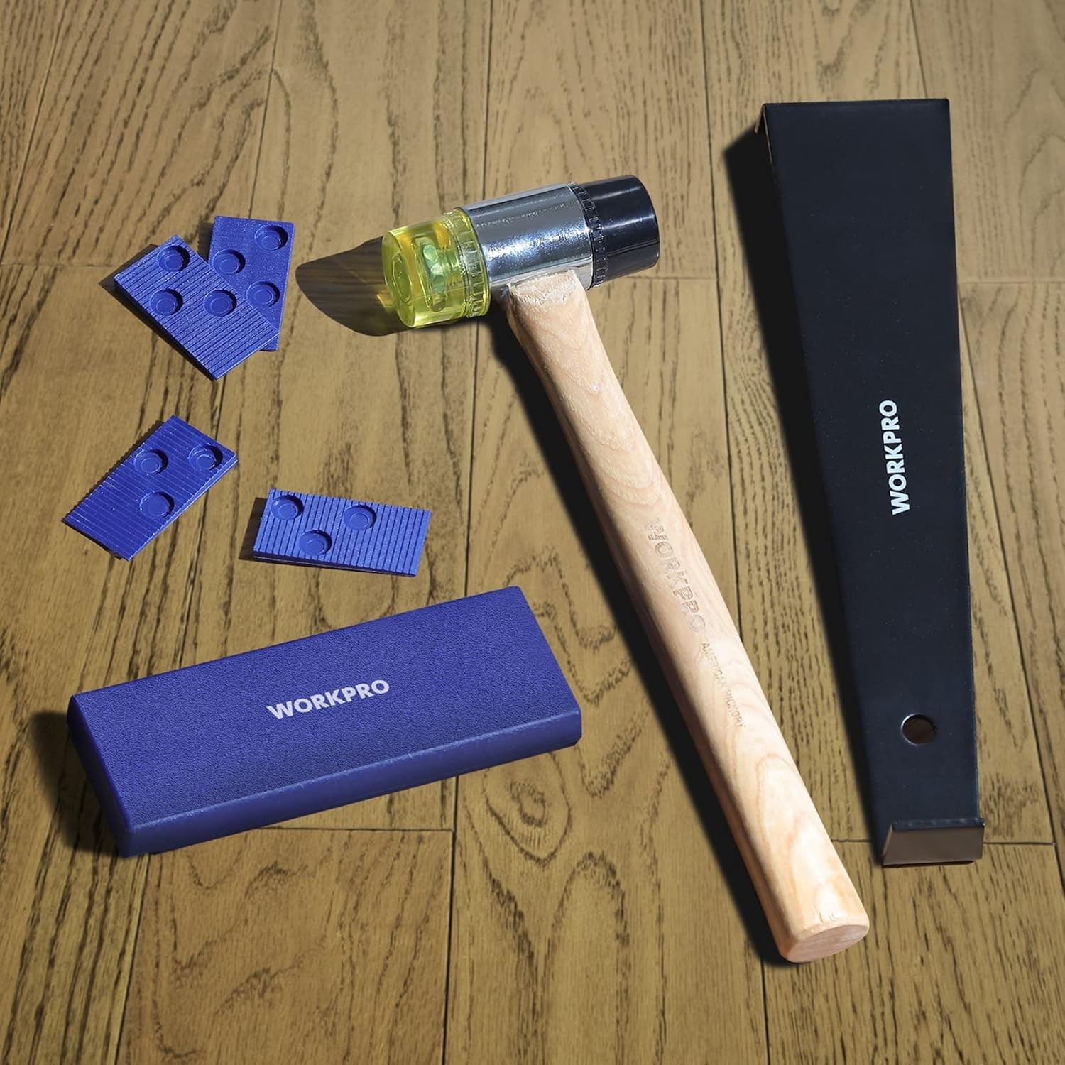 Laminate Wood Flooring Installation Kit with Reinforced Double-Faced Mallet, …