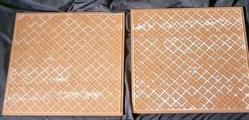 Laufen Cream Ceramic Tile 16X16 Lot Of 2
