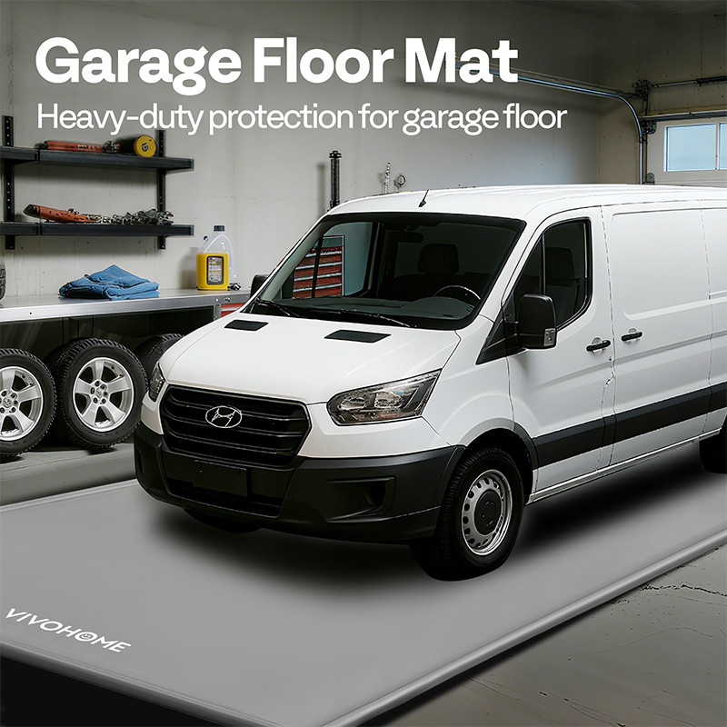 Garage Containment Mat 8.6x20FT Waterproof Floor Mat Snow Melt Water Catch Car