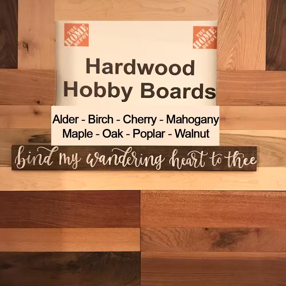 1/4 In. X 5.5 In. X 4 Ft. Alder S4S Hardwood Hobby Board (5-Pack)