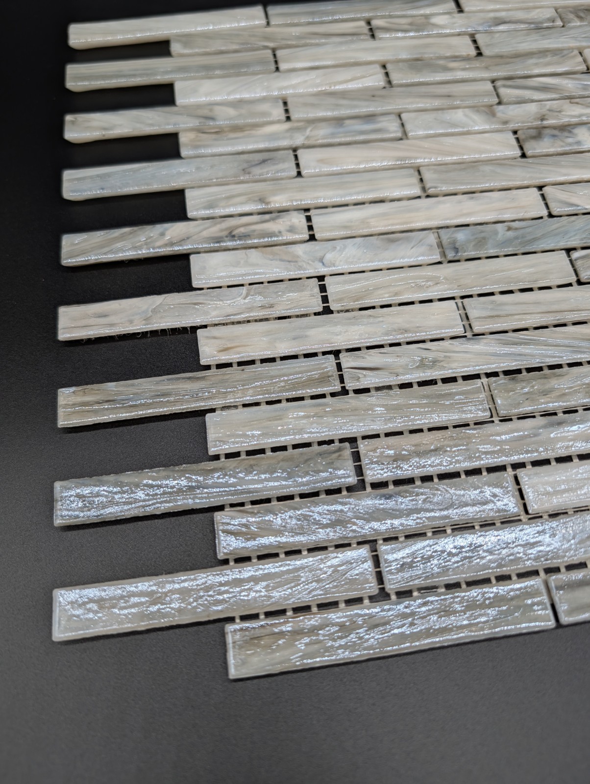 Mosaic Tile, Backsplash Tile, Mother Of Pearl Shell Iridescent Glass 12×12