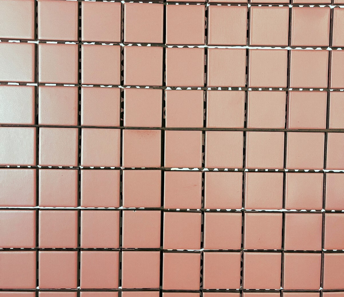 2×2 Pink Parasol Ceramic Bathroom Tile Matte Wall Border SV690-645 5 SQ FT