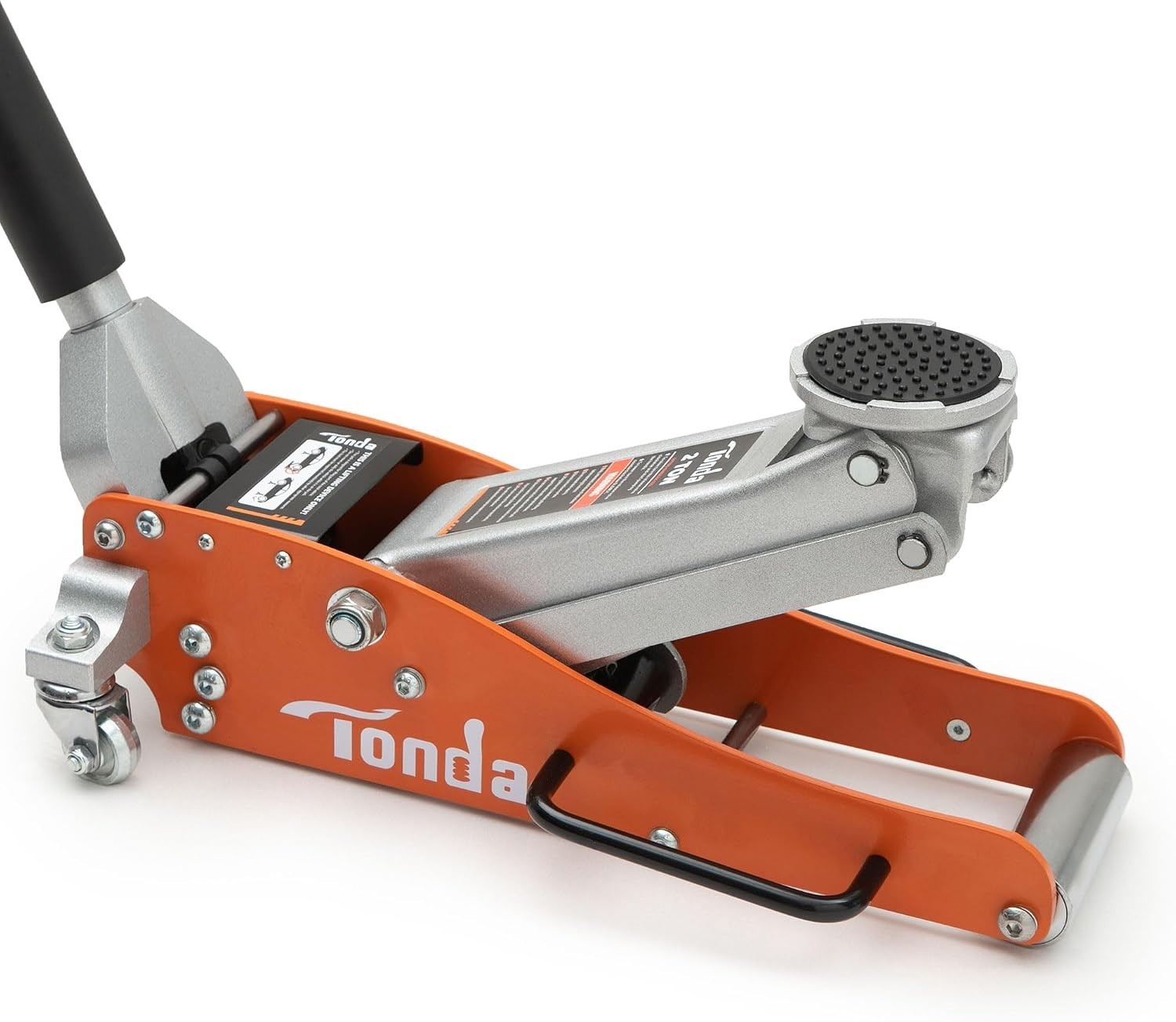 Low Profile Floor Jack, 2 Ton Aluminum and Steel Hydraulic Car Jack with Dual Pu
