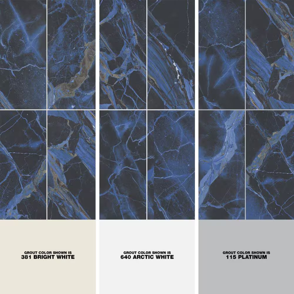 Parkview Blue 11.81 In. X 23.62 In. Polished Porcelain Field Tile