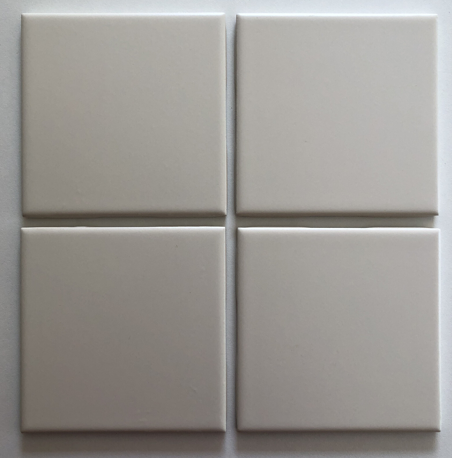 4 Florida Tile 555 Lumina Natural 4 3/8″ x 4 3/8″ Square Vintage Mid Century