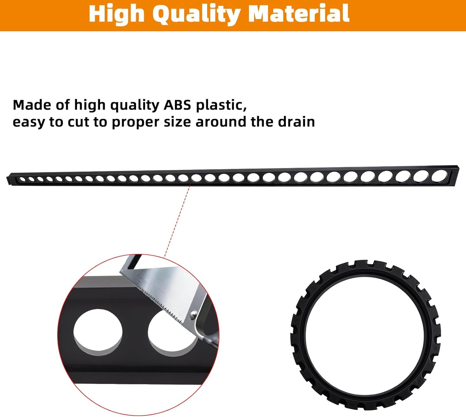 Shower Pitch Kit for Quick Install Sloped Pan Slope Kit for Floor Mortar Bed