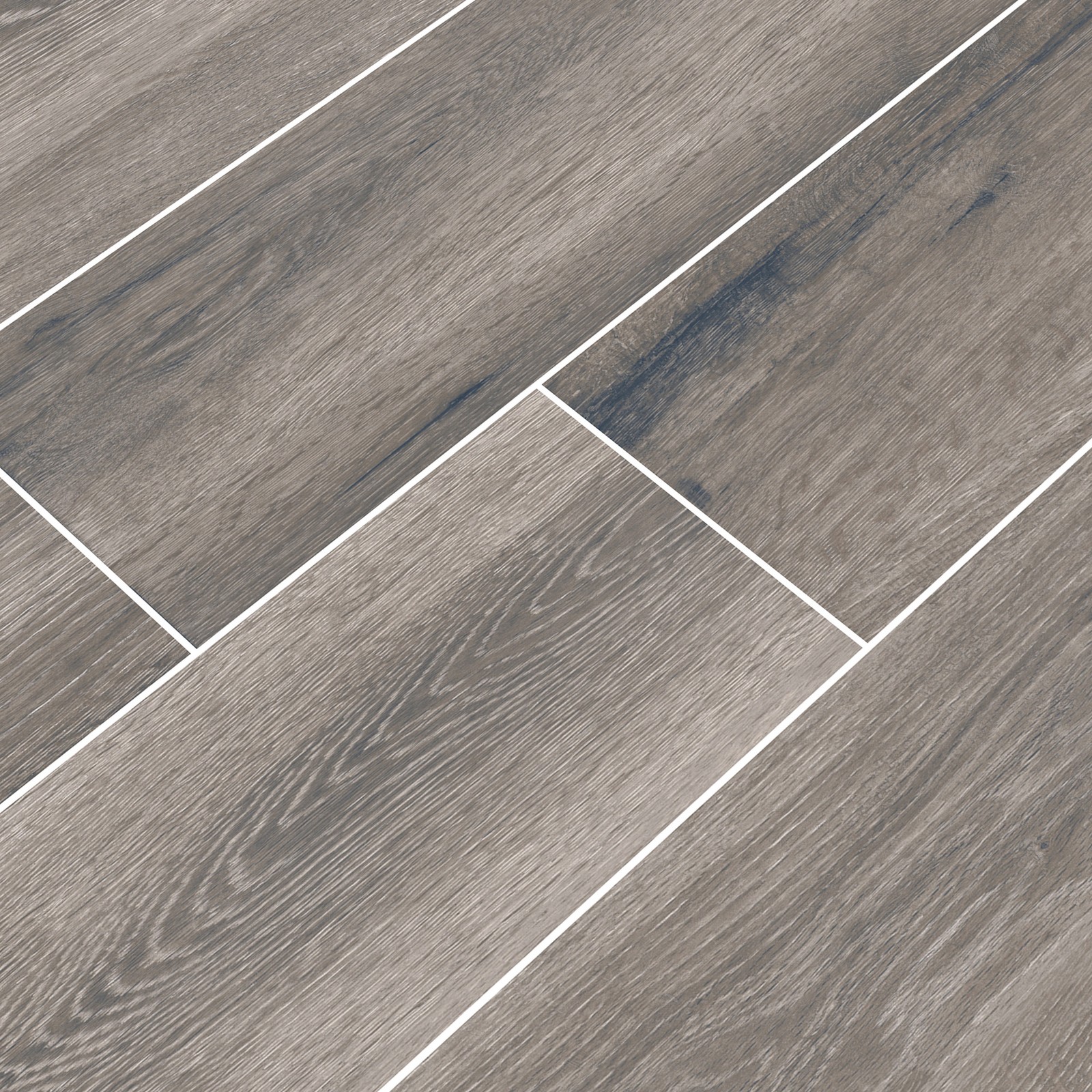 Ackland AKNPTCAM6X36M-CA Camila – 6″ x 36″ Porcelain Wood Look – Argent