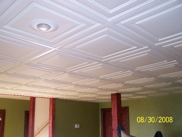 40 Tiles – Ceilume Stratford – 2′ x 2′ – White – FREE SHIPPING!