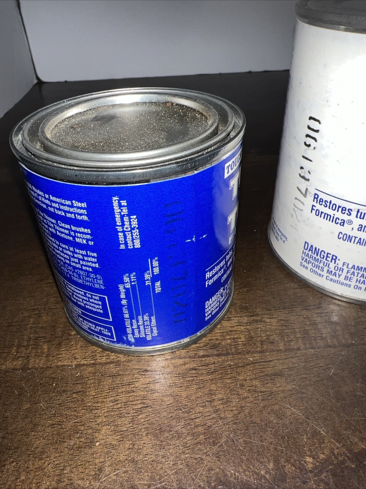 Tough As Tile Tub & Tile Finish 760 Gleaming White USA Cans Never Opened