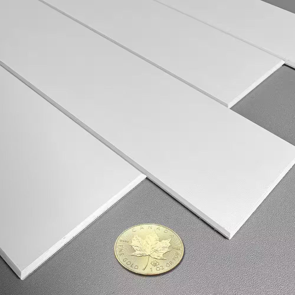 White Long Subway 10.83 In. X 11.81 In. SPC Peel and Stick Backsplash Tile (0.9