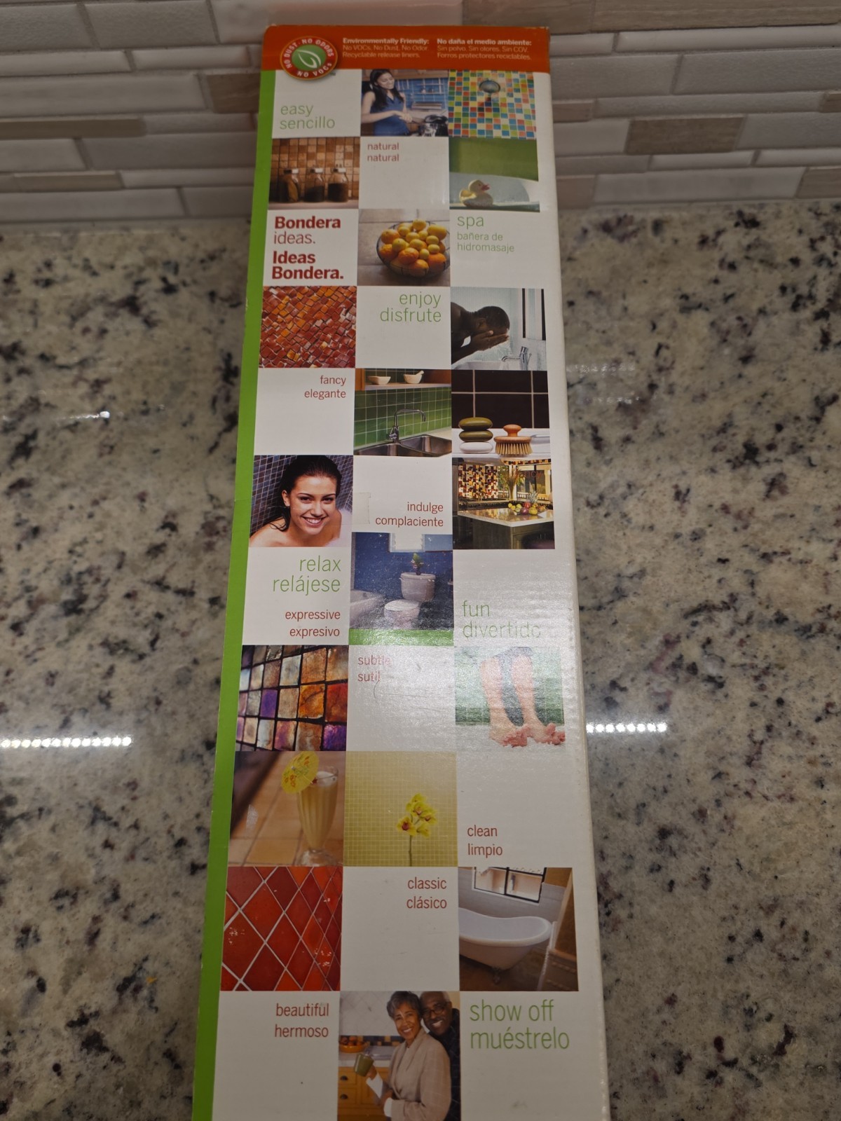 Grace Bondera Adhesive Tile MatSet 16” x 7.5’’ NEW ( 10sqft) Countertop
