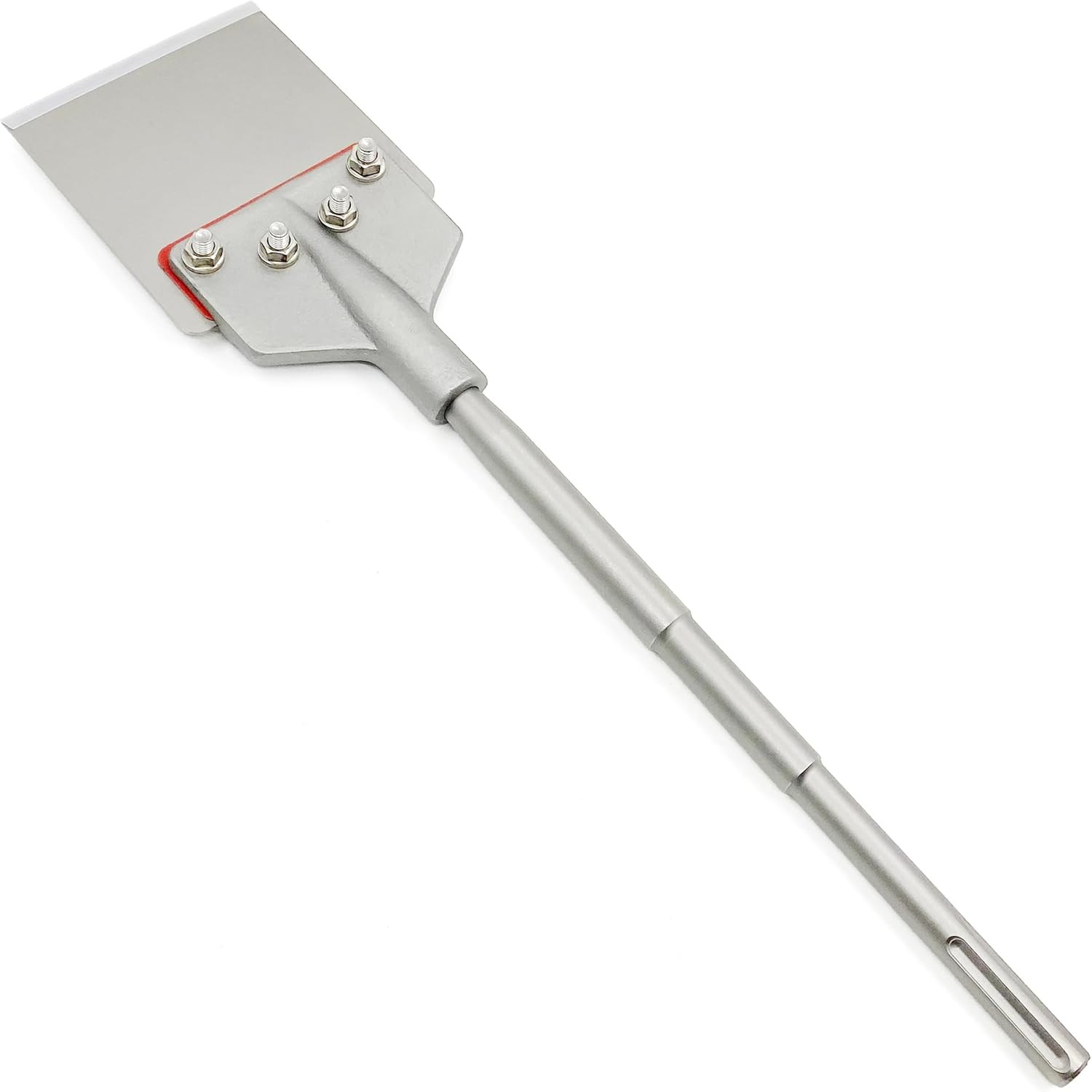 SDS Max Floor Scraper 6 Inch Wide Tile Adhesive Remover with Removable Handle