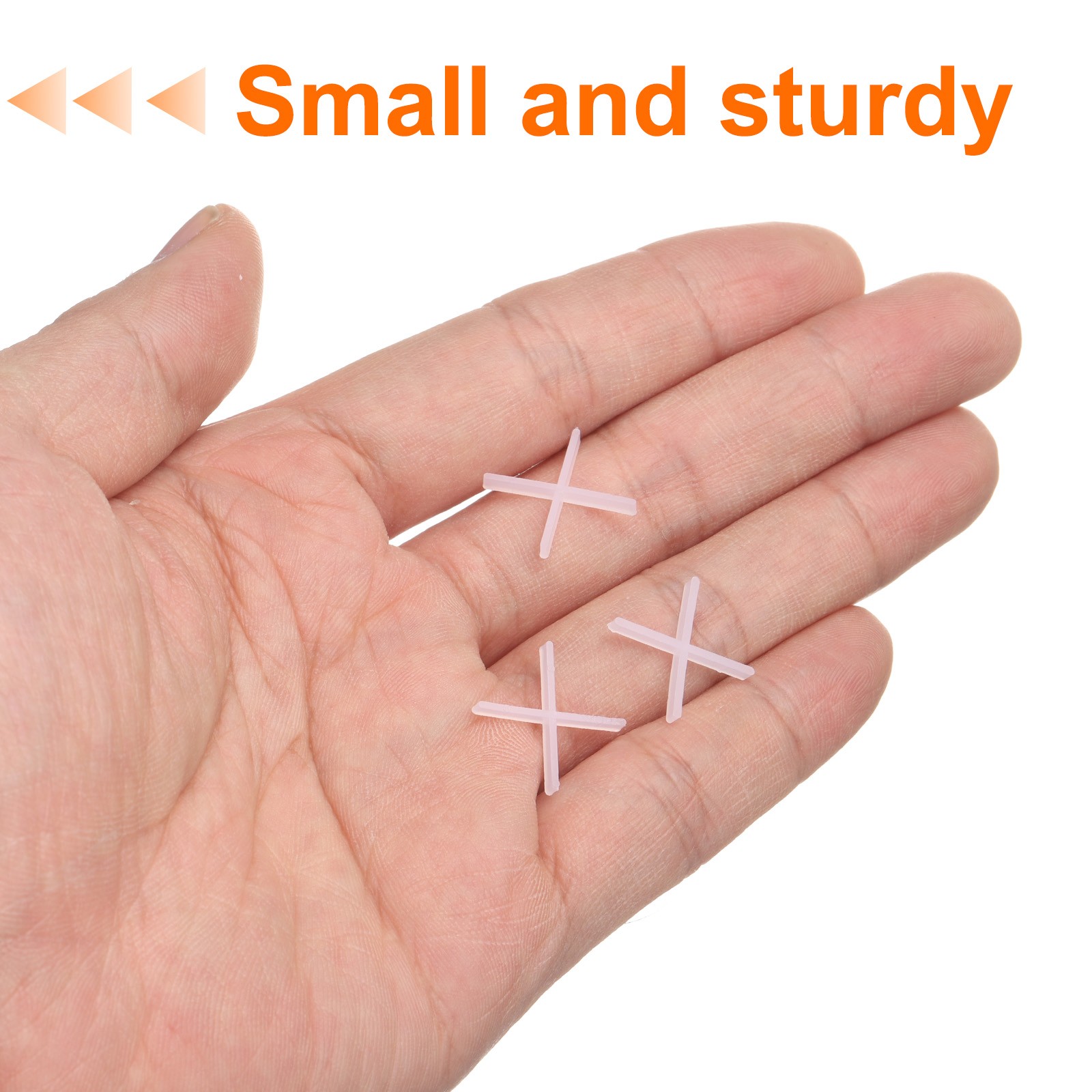 1000pcs Tile Spacers 1mm Hard Plastic Cross Tiles Leveler Spacer for Ceramic