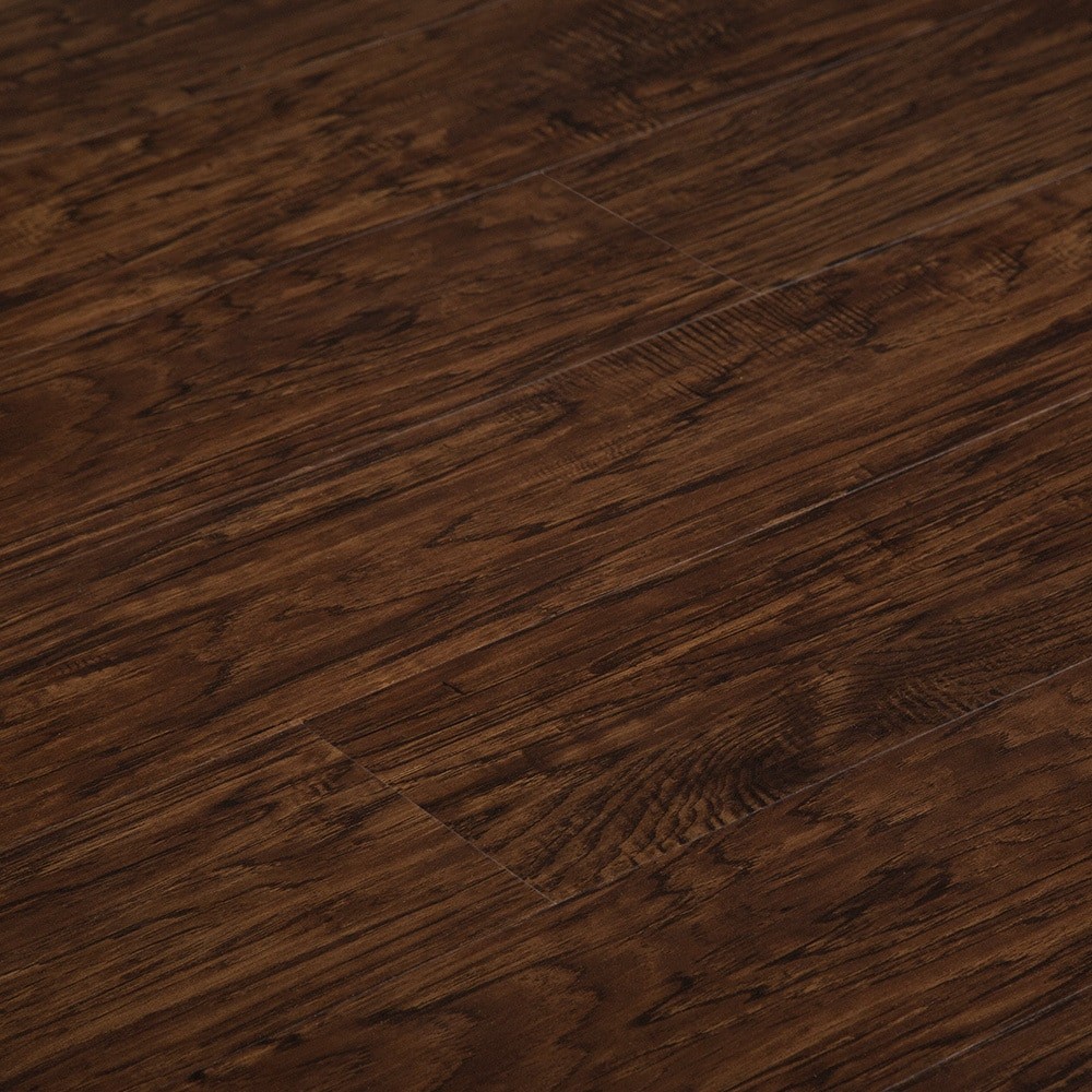 PRODURA Metro Brown 28mil Heavy Duty Click Lock Vinyl Luxury Plank 48x7in x 8mm