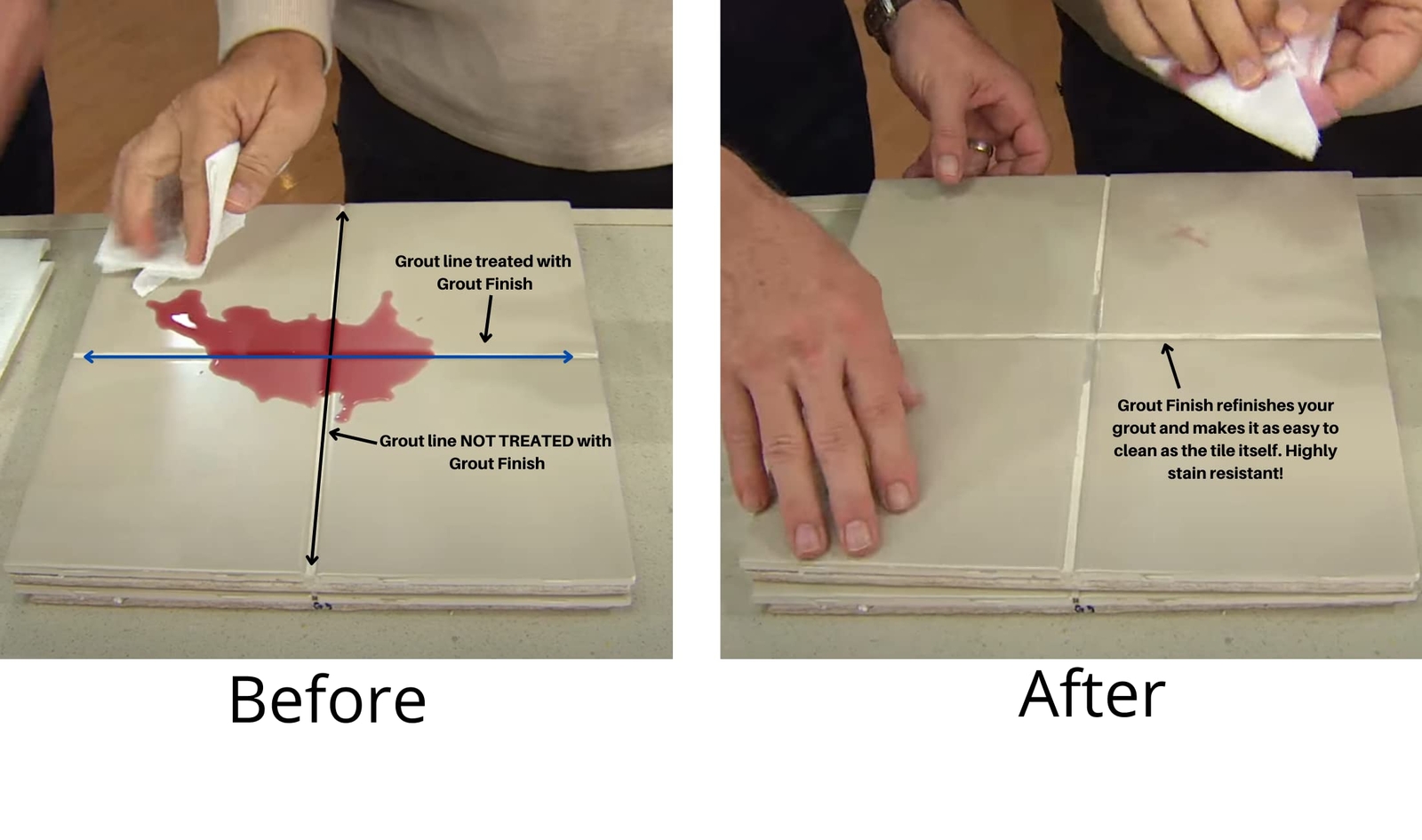 Grout Finish – Prevents Stains, Creates Easy to Clean Grout-8 OZ Bottle