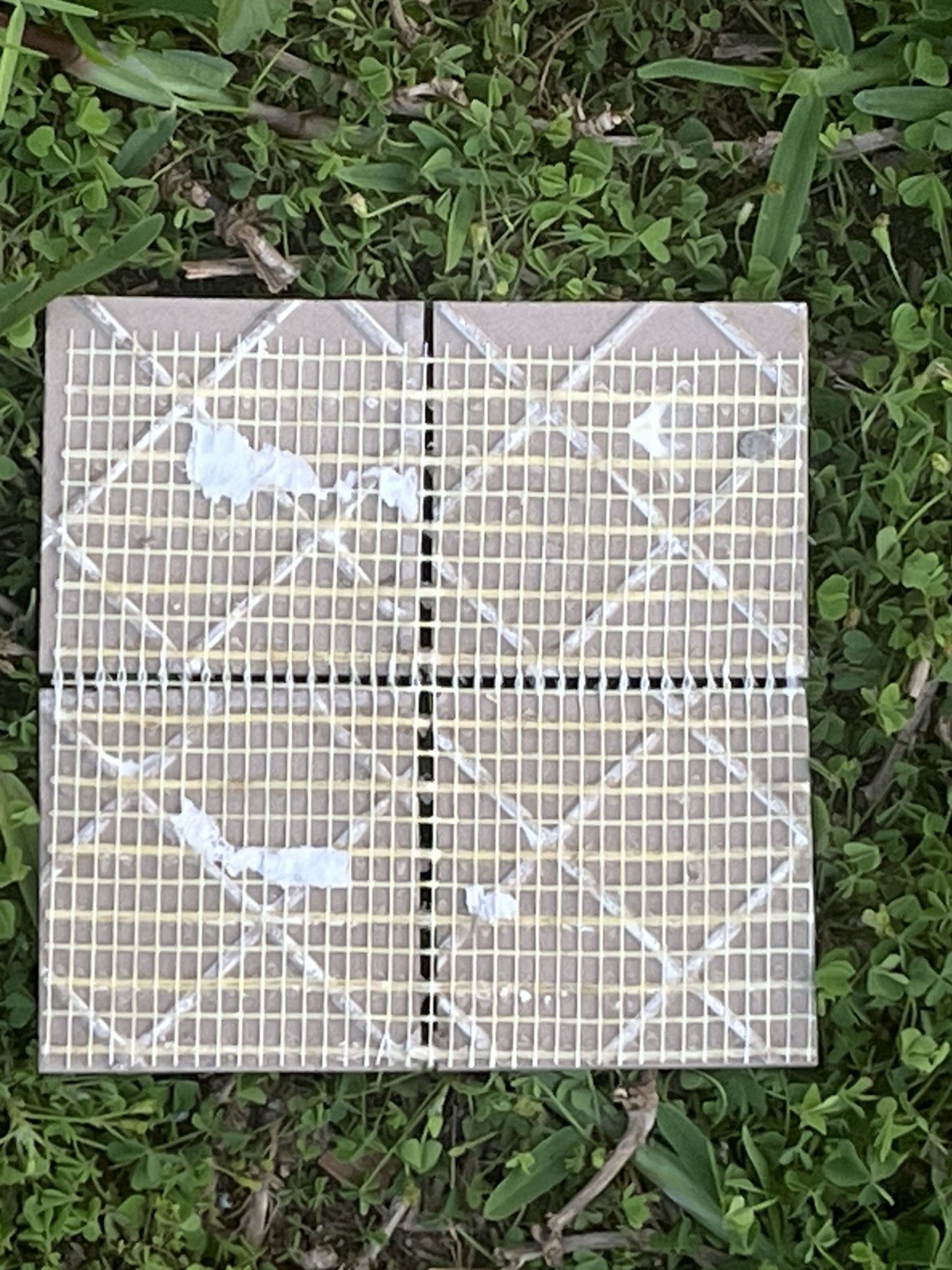 1 pc 4 Stone-3×3 fired Clay, Look Ceramic home 💡 ideas