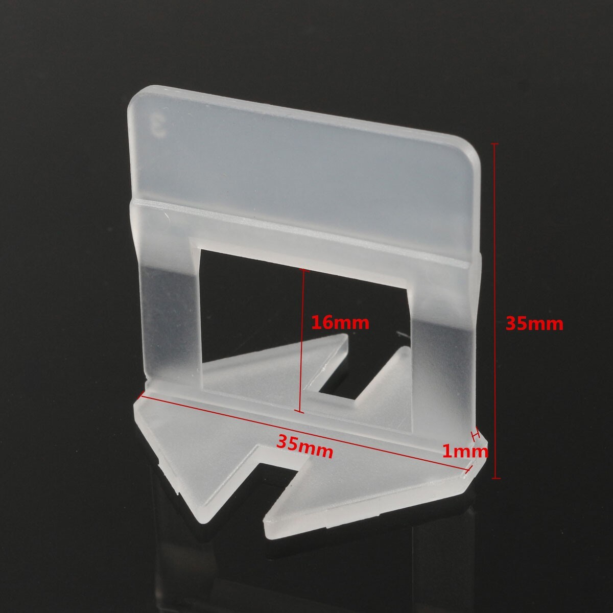 8000PCSx 1mm Clip Tile Leveling System Kit Floor Wall Tile Spacer Tiling Tool